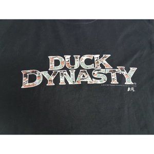 DUCK DYNASTY tee t-shirt black hunting M medium